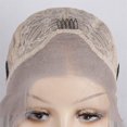 thumbnail image 3 of Moda larga recta beige peluca de pelo completo resistente al calor Cosplay disfraz de anime vestido de fiesta diario pelucas para mujer y mujer UNA Sunnimix Pelucas largas Frente de encaje, 3 of 8