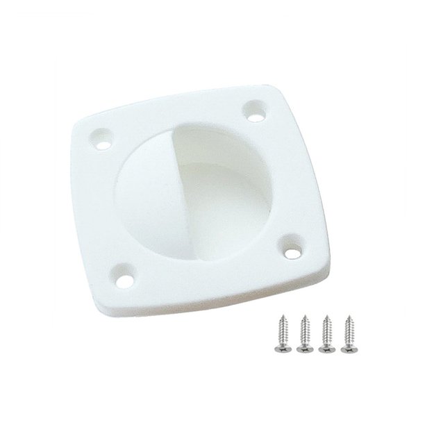 Black Square Flush Mount Pull Boat Hatch Door Compartment