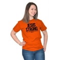 thumbnail image 4 of Jesus Strong Philippians 4:13 Bible Men's Graphic T Shirt Tees Brisco Brands X, 4 of 6