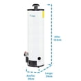 thumbnail image 5 of Calentador de Deposito 80 L Gas LP blanco, 5 of 5