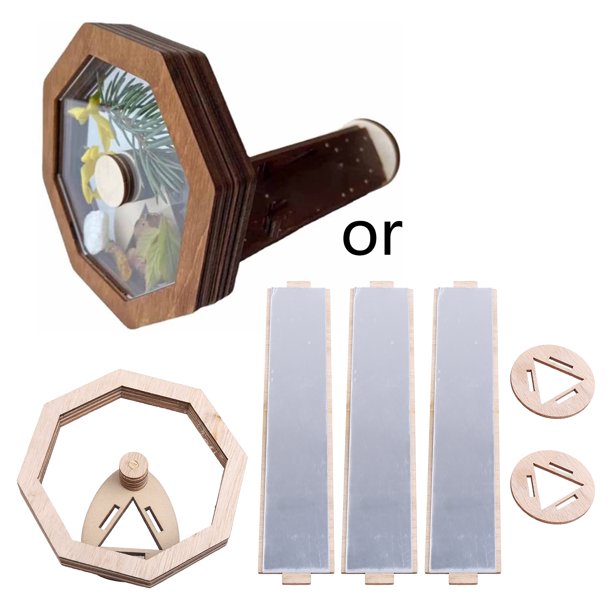 Novelty DIY Kaleidoscope Toy Kids Early Learning Props with Hi