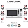 thumbnail image 6 of Haden 0.7 Cu Ft Compact Countertop Microwave, 700 Watts, Ivory Chrome, 6 of 10