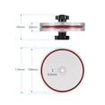 thumbnail image 5 of LP Vinyl Record Cleaner Clamp Vinyl Record Lable Saver Protector Waterproof Acrylic Tool with Cleaning Cloth Carry Bag, 5 of 5