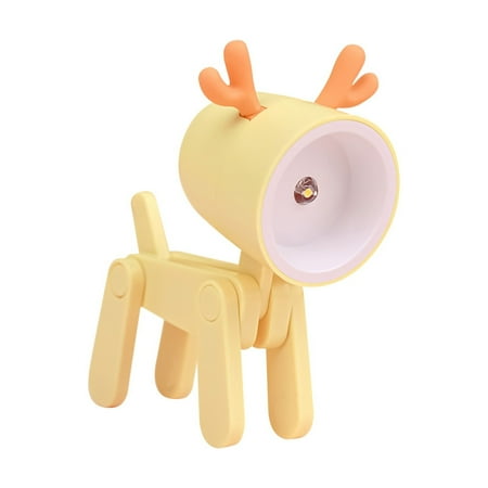 

PATLOLLAV Mini LED Night Light Cute Deer Desk Table Night Lamps Adjustable Phone Stand Portable Reading Table Night Light Gifts for Kids Boy and Girls Fit New Year Valentine s Day Birthday