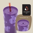thumbnail image 4 of Contigo x Ally Love Streeterville Vaso de acero inoxidable con pajita, tapa fácil de limpiar, a prueba de fugas, sin BPA, 24 oz, violeta, 4 of 7