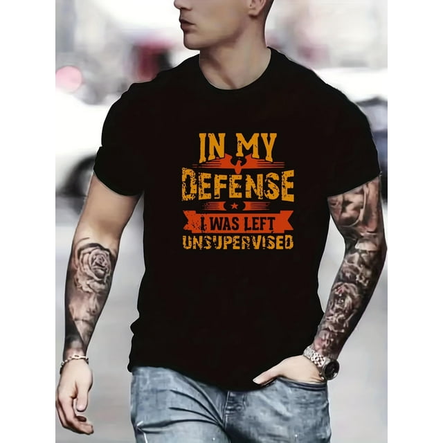 Summer Fashion Casual Round Neck Novelty Short Sleeve T-Shirt, 100% Cotton, Machine Washable, Versatile, Fashion Tee For Adult, Men, Women, Teen, Teenager, Adolescent, Youth