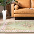 thumbnail image 4 of Rugs.Com Lucerne Collection Area Rug ‚Äì 4' x 6' Green Low-Pile Rug Perfect For Entryways, Kitchens, Breakfast Nooks, Accent Pieces, 4 of 4