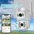 thumbnail image 6 of Dual Lens HD 6MP WiFi IP Camera Wireless Outdoor CCTV PTZ Home Security IR ICSEE, 6 of 23