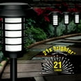 thumbnail image 4 of Bell+Howell Smart Solar Pathway Lights, XL Bright White & Flickering Flame Outdoor Lighting, 4 Pack, 4 of 12
