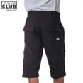 thumbnail image 3 of Pro Club Men's Fleece Cargo Shorts Pants Black 4X-Large, 3 of 4