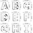 thumbnail image 2 of Alphabet Letter Cookie Cutters Set Stainless Steel for Fondant Biscuit Dough, 2 of 4