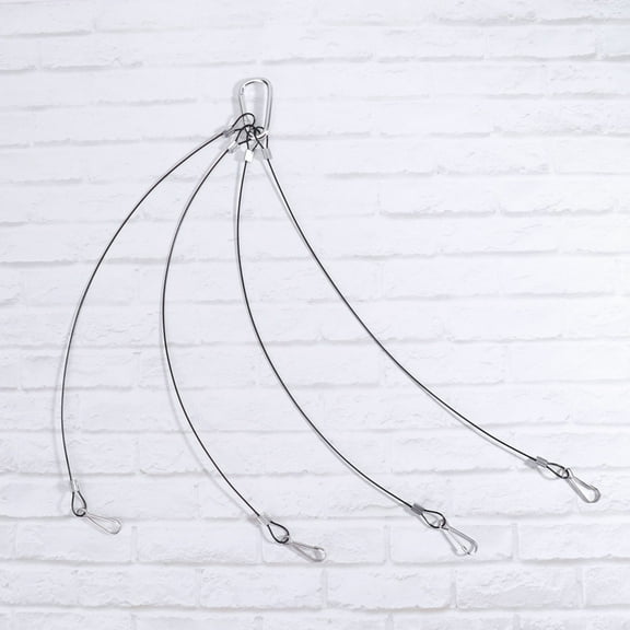 Masteelf 4 Pcs Hanging Rope Grow Tent Accessories Steel Hanger for Lights