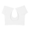 thumbnail image 3 of Women's Underarm Sweat Pad Mesh Vest - Quick-Dry Breathable Short Sleeve Absorbent Top, S-XL, 3 of 5