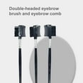 thumbnail image 4 of opvise Eyebrow Comb Multifunctional Space-saving Plastic Double-head Beauty Eyelash Brush for Dressing Room, 4 of 7