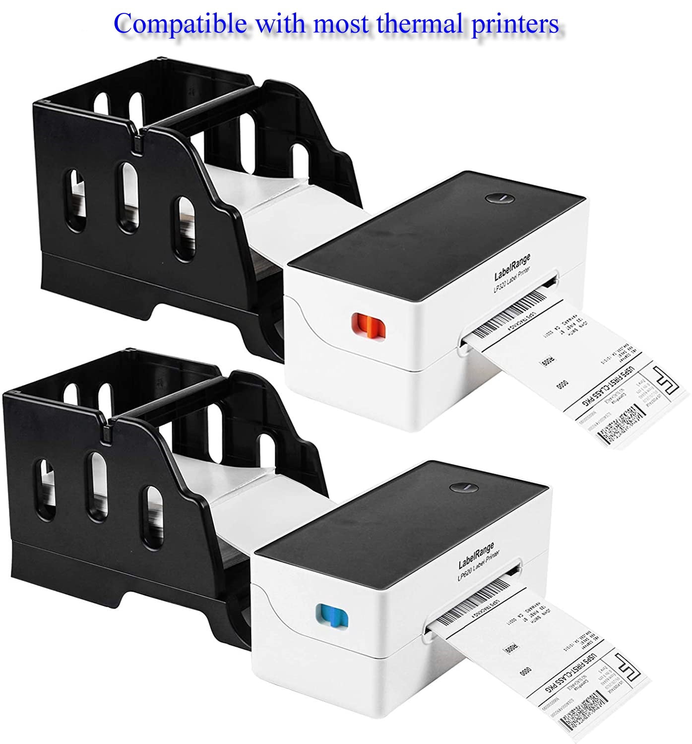 Thermal Direct Labels, Pack of 6000 Fan-Fold 4x6 Shipping Label with Perforation, FanFold 4”x6” Labels, Compatible with Zebra & Most Printer, Strong Adhesive, Clear Print, UPS Certified