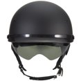 thumbnail image 2 of Fulmer 305 Cortez Motorcycle Half Helmet Matte Black MD, 2 of 4