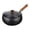 B, variant on Uncoated Thick Japanese Cookware 9.5 In Multifunctional Non Stick Wok With Lid & Non-Stick Pan