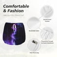 thumbnail image 4 of Salouo Purple And Blue Nebula Print Women's 2 in 1 Running Shorts Double-Layer Shorts Athletic Workout Gym Yoga Shorts Running Shorts for Women-Large, 4 of 7