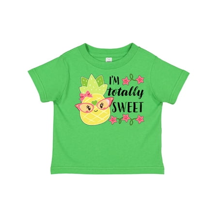 

Inktastic Im Totally Sweet- Cute Pineapple Gift Toddler Boy or Toddler Girl T-Shirt