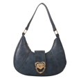 thumbnail image 1 of 8066 Bolso hombro tipo media para mujer PU y moderno con bolso hombro con cierre amor-PZ20231020006804 Azul, 1 of 8