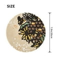 thumbnail image 3 of Disketp Bees And Apiary Small Mouse Pad 7.9x7.9 Inches,Washable Round Mousepad For Office Laptop Computer,Non-Slip Rubber Base Mouse Pads For Wireless Mouse, 3 of 9