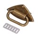 thumbnail image 2 of Hebilla de bolso estable, resistente, duradera, exquisita, hermosa, decorativa, herrajes para bolsos de bricolaje, bolsos, bronce, 2 of 5
