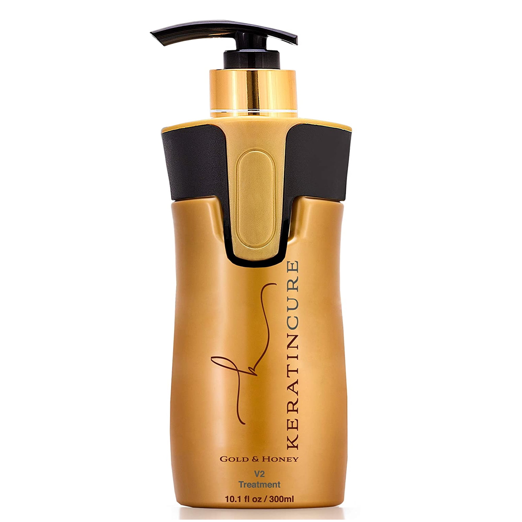 Keratin Cure Best Strong Hair Treatment Gold & Honey V2 10 OUNCES