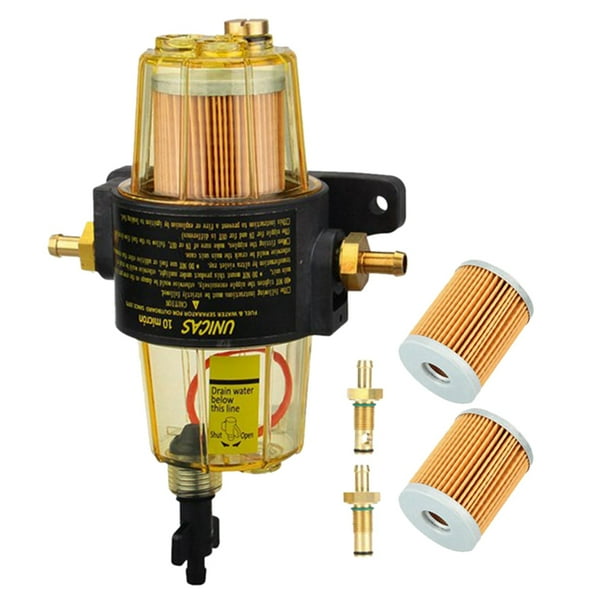 3PCS UF10K Fuel Filter Fuel Water Separator Assembly Fuel Filter