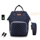 thumbnail image 3 of Mochila Maternal con USB, Amplia Capacidad y Diseño Moderno en Azul con Lunares – Ideal para Cuidado de Bebés y Paseos, 3 of 6