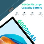 Tablet 10 inch, Newest Android 14 Tablet, 8GB+64GB+1TB Expand, Quad-Core