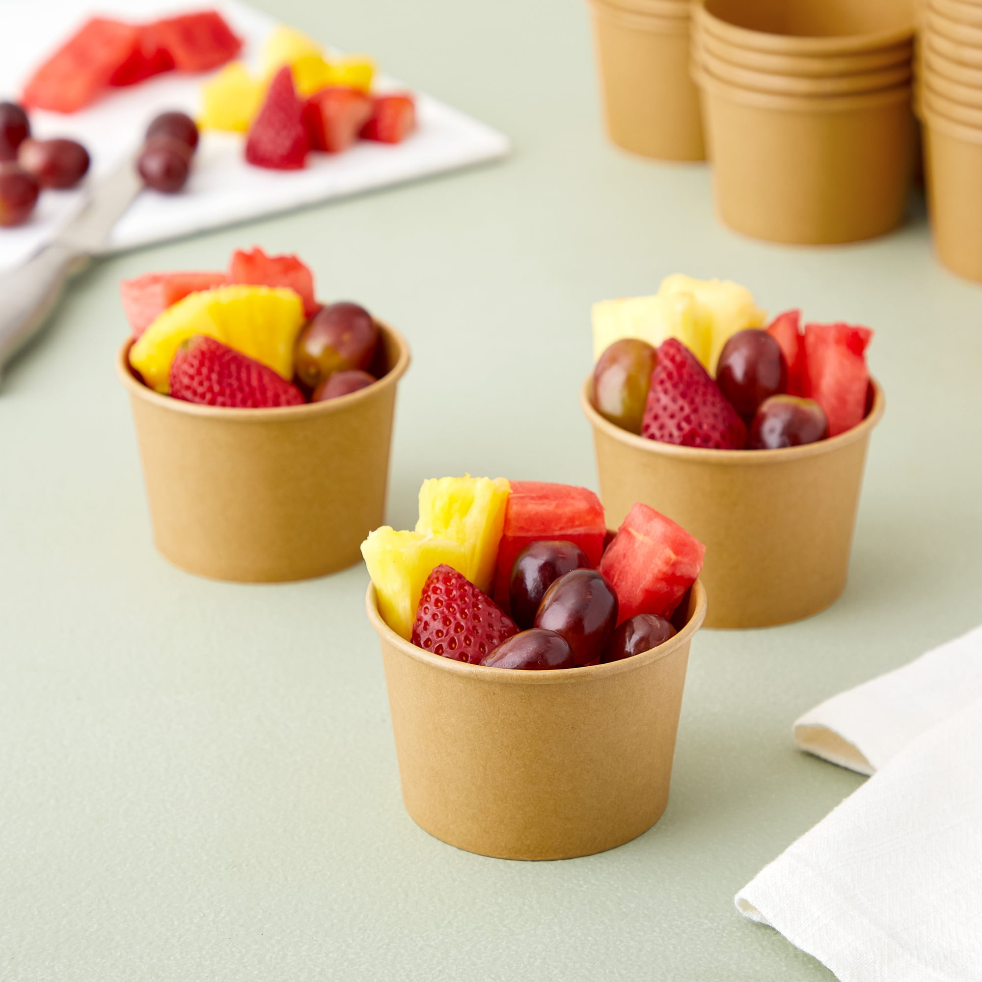 Reliance™ 8 oz Paper Food Cups - Perfect for Ice Cream & Soup
