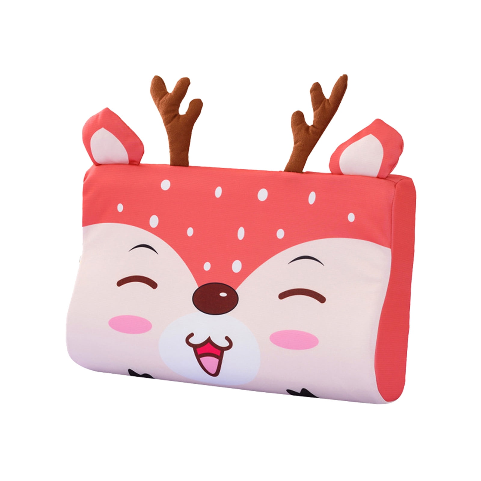Oreiller Enfant Animaux Kawaii - Mousse à Mémoire De Forme Ergonomique - Housse Lavable - Pour Un Sommeil Apaisé