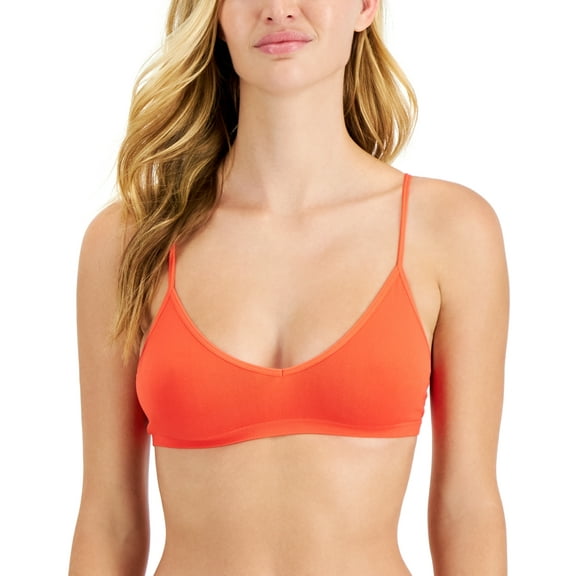 Jenni Women’s Light Support Bralette, Orange, Medium