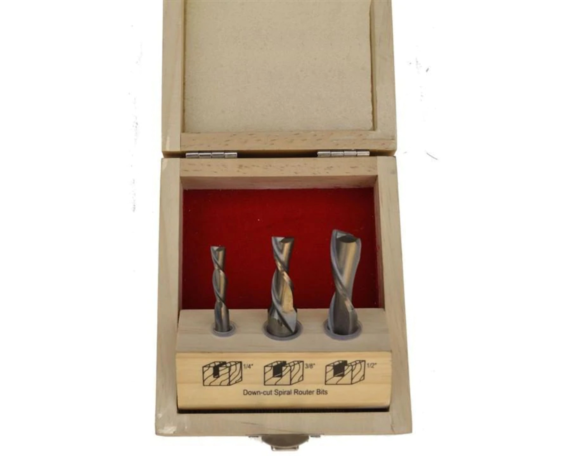 Downcut Upcut Spiral Router Bit Sets