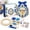 01# C, variant on DIY Hanukkah Mosaic Wreath Kit, Beginner-Friendly Holiday Craft for Hanging Home Decor