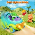 thumbnail image 4 of Remote Control Car for Toddlers, Rechargeable RC Car with Music & Light, Dinosaur Toy Cars for Toddlers, RC Car Toy for 2 3 4 Year Old Boys Girls Birthday Gift, 4 of 10