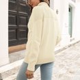 thumbnail image 4 of Womens Fall Fashion 2022! QLEICOM Sweaters for Women, Women‘s Turtleneck Sweater Solid Knitted Casual Fashion Raglan Sleeves Long Sleeve Tops Blouse On Clearance, 4 of 6