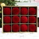 thumbnail image 3 of ¡Promo Exclusiva!, Bola de flocado de 6 cm, bola navideña de terciopelo oscuro, decoración para árbol de Navidad, 12 unidades Akmoler, 3 of 9