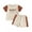 Brown, variant on Bagilaanoe 2pcs Newborn Baby Boy Shorts Set Short Sleeve Letter Embroidered T Shirt Tops + Shorts 6M 12M 18M 24M Infant Casual Summer Clothes