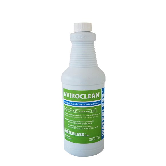 Limpiador de urinarios sin agua EnviroClean, 4 botellas de 4 litros