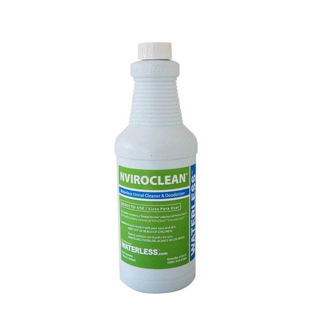 Limpiador de urinarios sin agua EnviroClean, 4 botellas de 4 litros