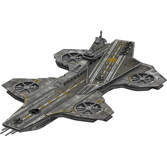 4D Build, Marvel Studios Avengers Helicarrier, 3D Puzzle Paper Model Kit, 220 Pieces, Ages 8
