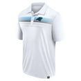 thumbnail image 2 of Men's Fanatics White Carolina Panthers Big & Tall Sublimated Polo, 2 of 3