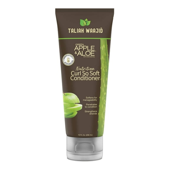 Taliah Waajid Green Apple & Aloe Curl So Soft Conditioner for Defining, Moisturizing and Softening