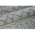 thumbnail image 4 of Ladole Rugs Trellis Synthetic Beautiful Soft Modern Carpet Area Rug in Ivory-Water Green, 4 of 4