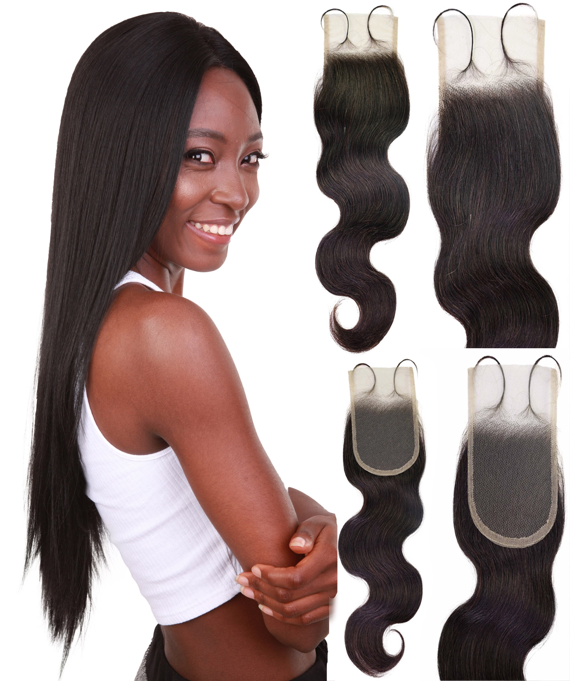 Janet Collection 100% Remi Human Hair Melt 2x6 HD Lace Closure