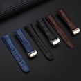 thumbnail image 4 of Correa de reloj MAURICE LACROIX Eliros de piel de vaca suave de 20 a 22 mm con hebilla plegable, correa de piel auténtica negra, marrón y azul, accesorios para hombre, 4 of 5
