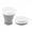 Light Grey, variant on Portable Silicone Folding Water Cup 200/350ml Heat Resistant Telescopic Collapsible Foldable Mug With Lid For Travel Camping