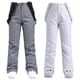 thumbnail image 2 of Pantalones de esquí para hombres y mujeres, tabla simple, tabla doble, a prueba de viento, impermeable, desmontable, cintura elástica, pantalones de algodón gruesos y cálidos., 2 of 5