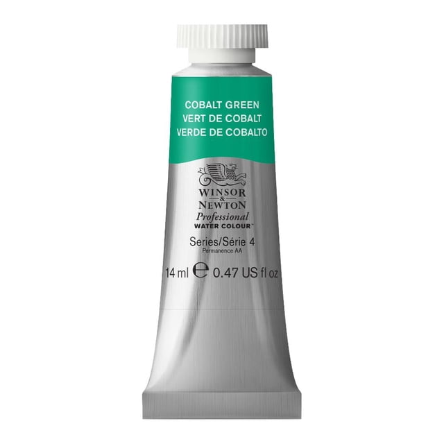 Pintura Acuarela 5Ml Artist Verde Cobalto S-4 #184 Winsor & Newton